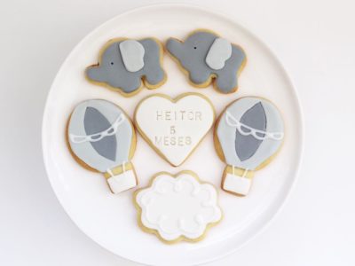 mix de biscoito tema elefantinho e balão