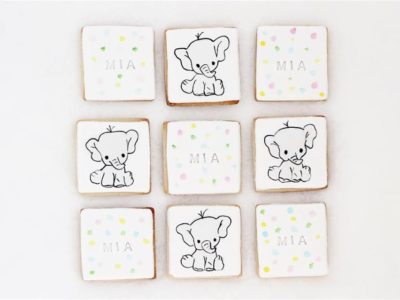 mix de biscoito tema elefantinho