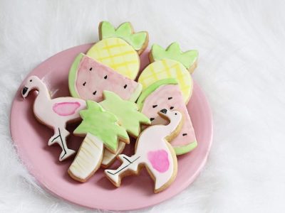 mix de biscoito tema tropical