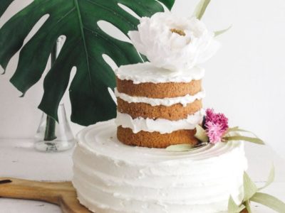 naked cake com espatulado
